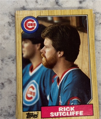 1987 Topps #142 Rick Sutcliffe — front