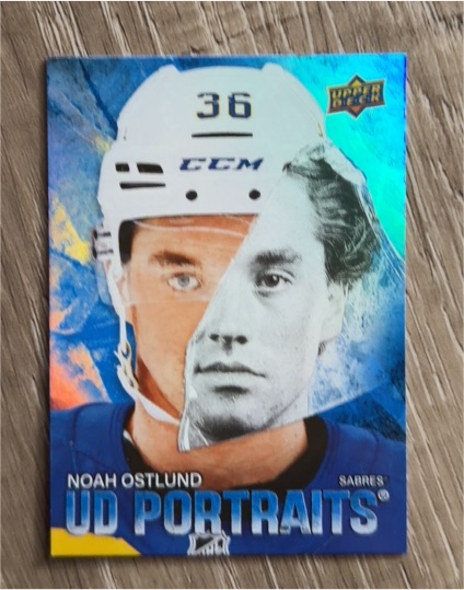 2025-26 Upper Deck #P-9 Noah Ostlund UD Portraits — front