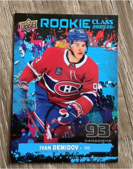 2025-26 Upper Deck Series 1 Rookie Class #RC-3 Ivan Demidov — front