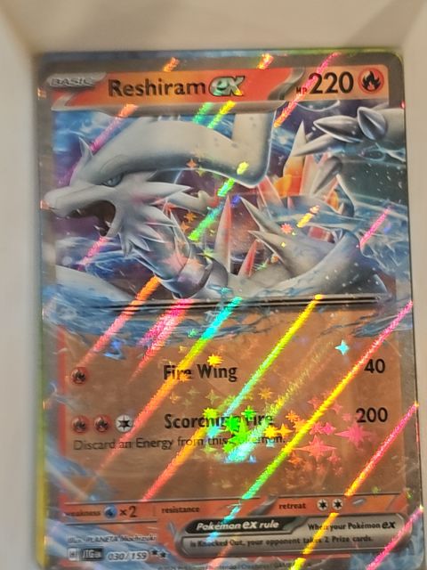 2022 Pokémon SV09: Journey Together #030 Reshiram ex — front