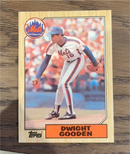 1987 Topps #130 Dwight Gooden — front