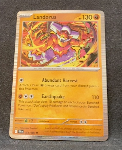 2023 Pokémon TCG SV: Black Bolt #053 Landorus — front