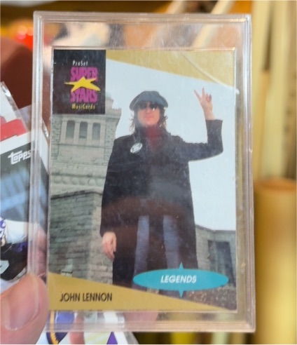 1991 Pro Set SuperStars MusiCards #15 John Lennon — front