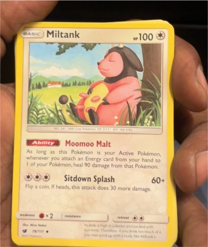 2017 Pokemon Sun & Moon Crimson Invasion #78 Miltank — front