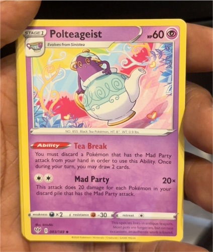 2020 Pokémon #083 Polteageist — front