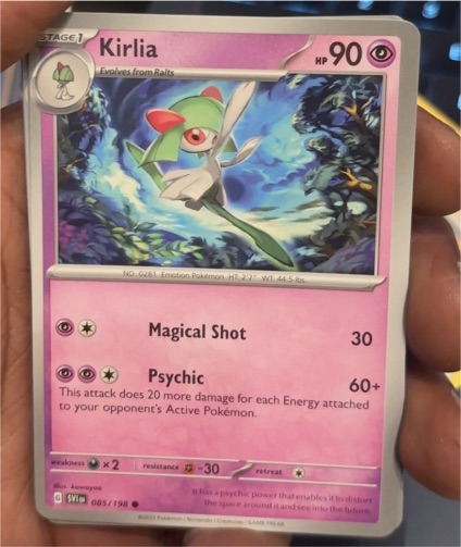 2023 Pokémon Scarlet & Violet #085 Kirlia — front