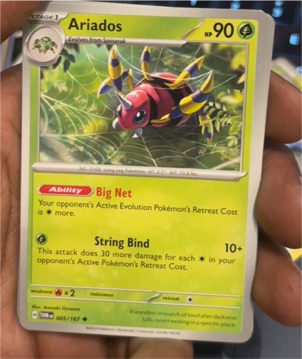 2024 Pokemon Twilight Masquerade #005 Ariados — front