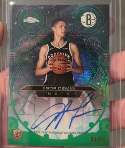 2025-26 Topps Chrome #CHR-ED Egor Demin — front