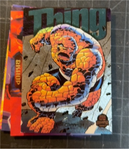 1994 Marvel Pepsi Cards #7/9 Thing La Mole Prism — front