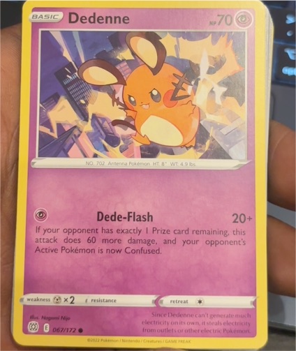 2022 Pokemon Brilliant Stars #067 Dedenne — front