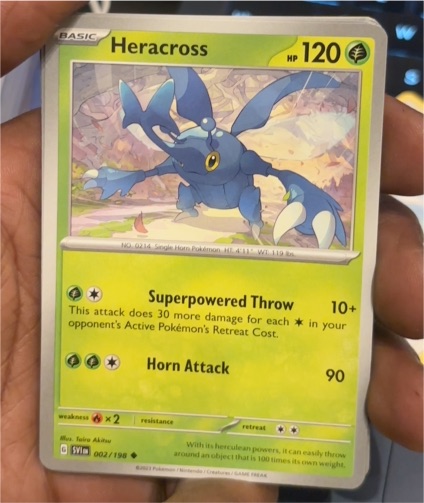 2023 Pokémon Scarlet & Violet #002 Heracross — front