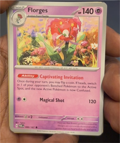2024 Pokemon SV06: Twilight Masquerade #088 Florges — front