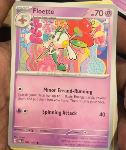 2024 Pokémon SV06: Twilight Masquerade #087 Floette — front