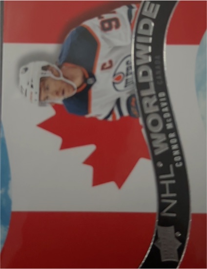 2020-21 Upper Deck NHL Worldwide #WW7 Connor McDavid — front
