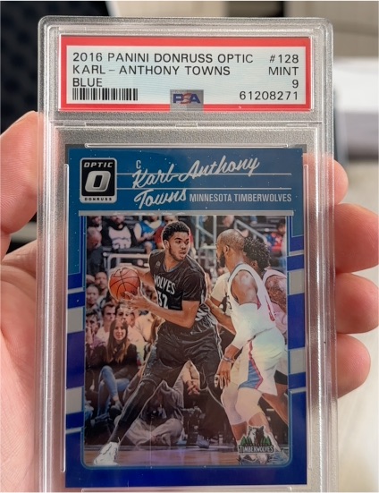 2016 Panini Donruss Optic #128 Karl-Anthony Towns — front