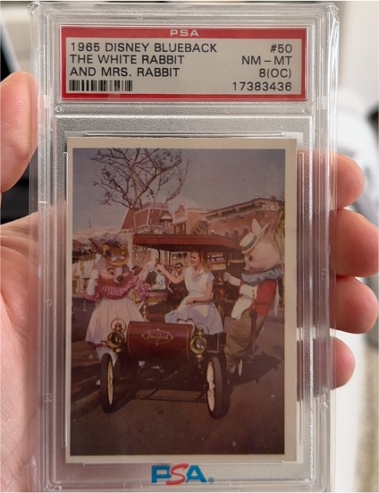 1965 Disney Blueback #50 The White Rabbit and Mrs. Rabbit — front