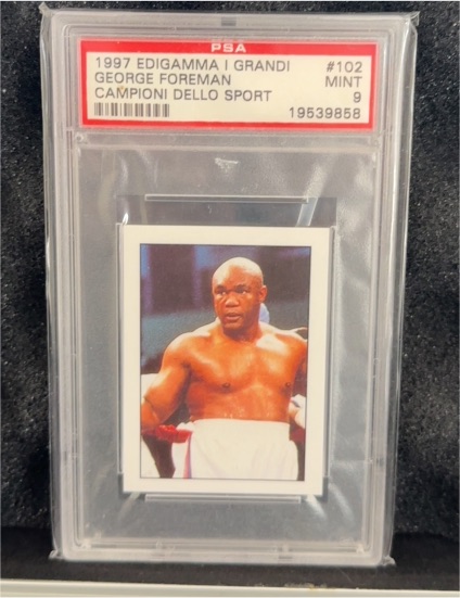 1997 Edigamma I Grandi Campioni Dello Sport #102 George Foreman — front