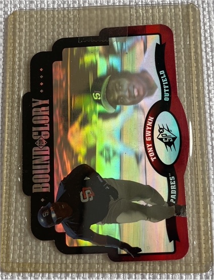 1996 Upper Deck SPx #9 Tony Gwynn Bound for Glory — front