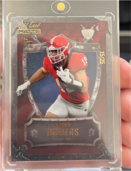 2023 Wild Card Matte #15 Brock Bowers — front
