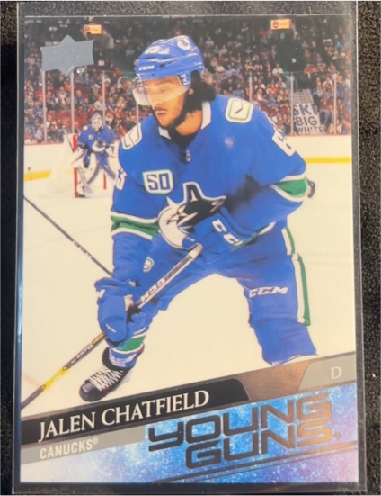 2020-21 Upper Deck #452 Jalen Chatfield Young Guns — front