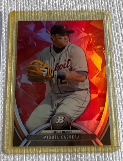 2013 Bowman Platinum #76 Miguel Cabrera — front
