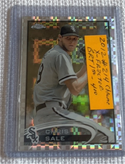 2012 Topps Chrome #214 Chris Sale — front