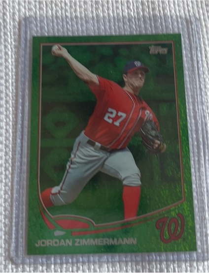 2013 Topps #588 Jordan Zimmermann — front