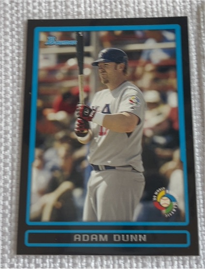 2009 Bowman Draft Picks & Prospects #BDPW20 Adam Dunn — front
