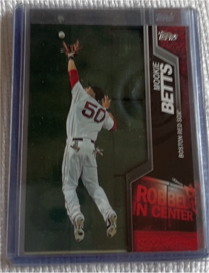 2015 Topps #R-15 Mookie Betts Robbed — front