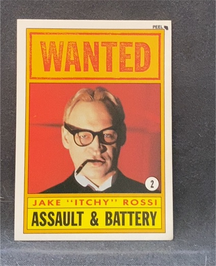 1990 Topps Dick Tracy #2 Jake "Itchy" Rossi — front