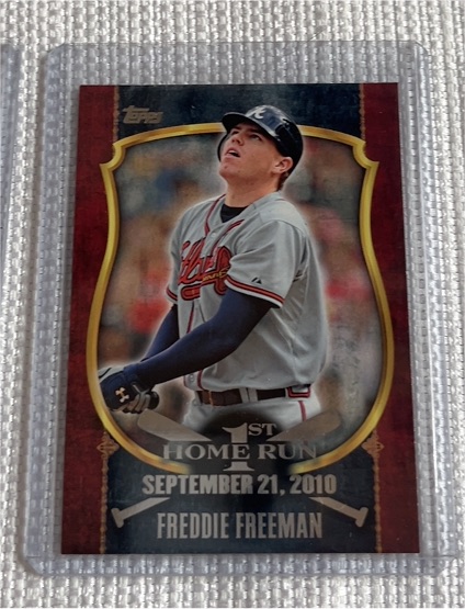 2015 Topps First Home Run #FHR-33 Freddie Freeman — front