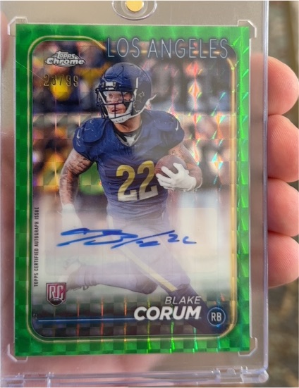 2024 Topps Chrome #RA-BCO Blake Corum — front