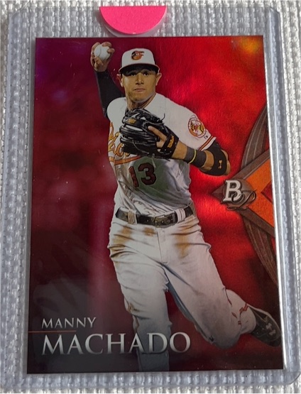 2014 Bowman Platinum #11 Manny Machado — front