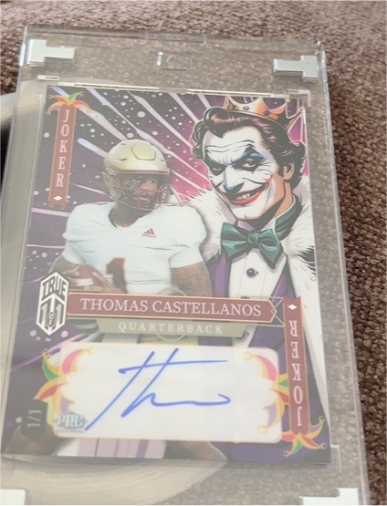 2025 Wild Card Jokers Wild #JOKER Thomas Castellanos — front