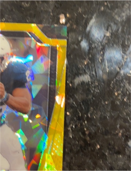 2024 Panini Prizm Draft Picks Orange Cracked Ice Prizm — front