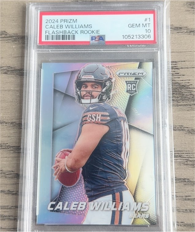 2024 Panini Prizm #1 Caleb Williams Flashback Rookie — front