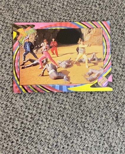 1994 Mighty Morphin Power Rangers Series 2 Power Foil #140 Good Work — front