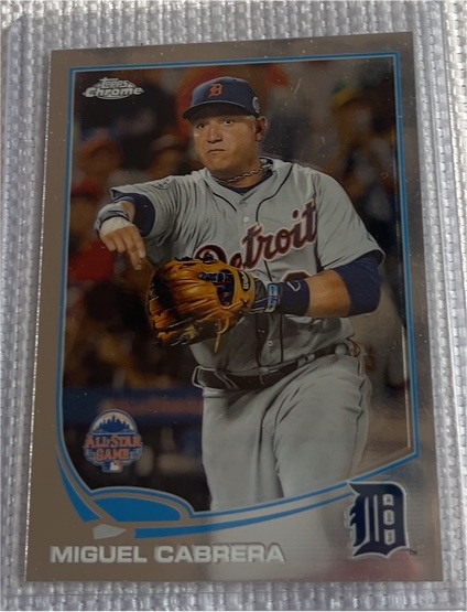 2013 Topps Chrome Update #US218 Miguel Cabrera — front