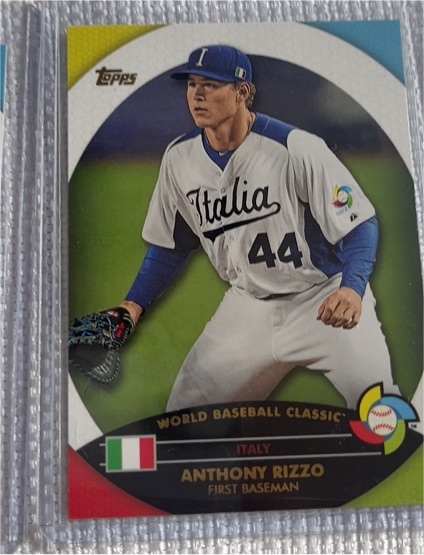 2013 Topps #WBC-2 Anthony Rizzo — front