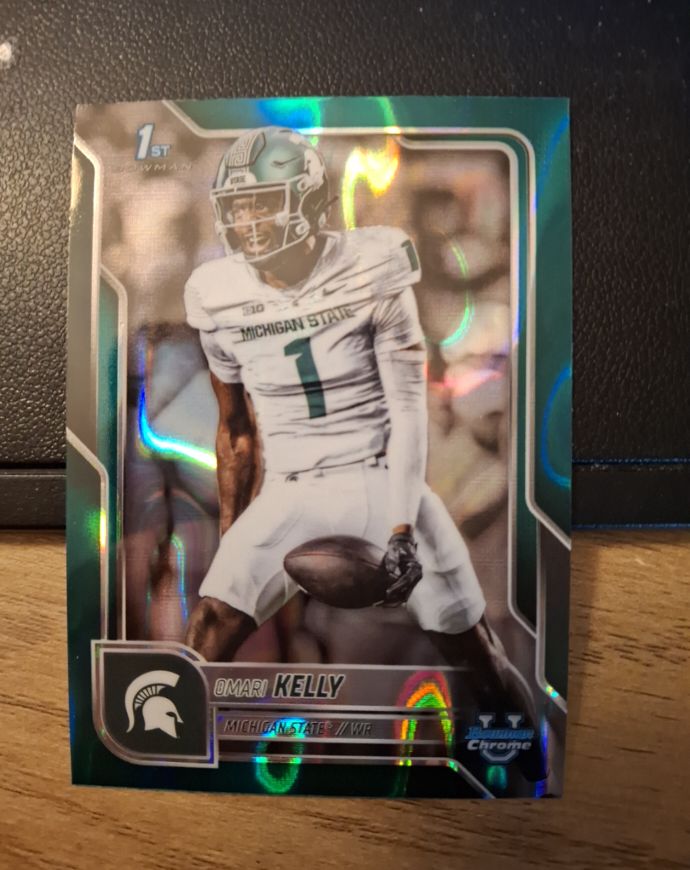 2025 Bowman Chrome University #38 Omari Kelly — front