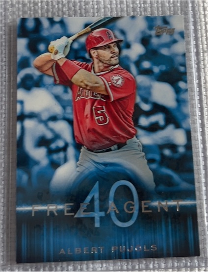2015 Topps Free Agent 40 #F40-1 Albert Pujols — front