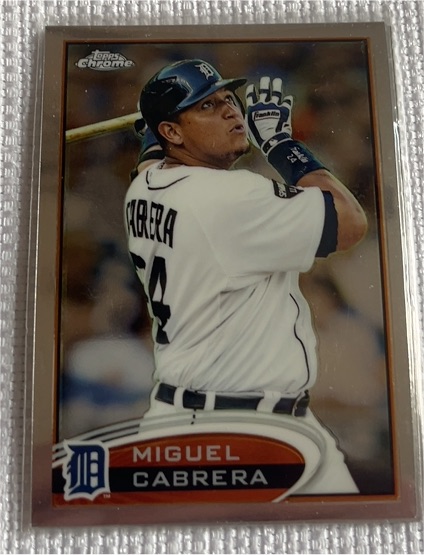 2012 Topps Chrome #130 Miguel Cabrera — front