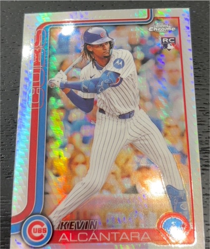2025 Topps Chrome #173 Kevin Alcántara — front