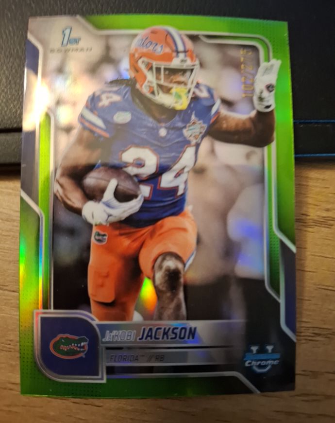 2025 Bowman Chrome University #163 Ja'Kobi Jackson — front