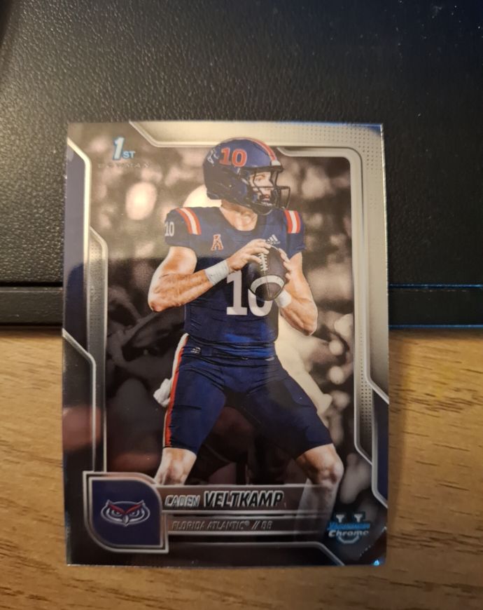 2025 Bowman Chrome University #41 Caden Veltkamp — front