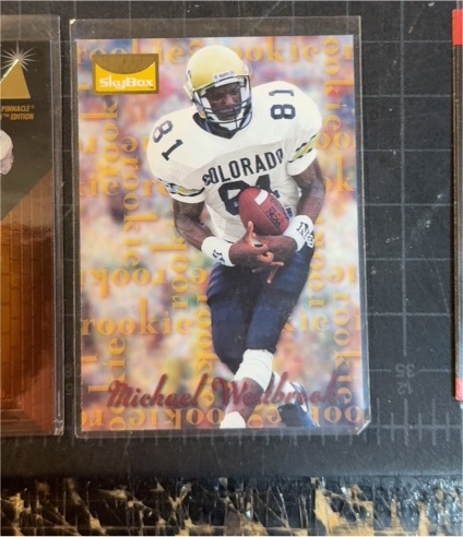 1995 SkyBox Premium #162 Michael Westbrook — front