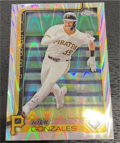 2025 Topps Chrome #222 Nick Gonzales — front