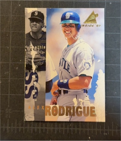 1997 Pinnacle Inside #8 Alex Rodriguez — front