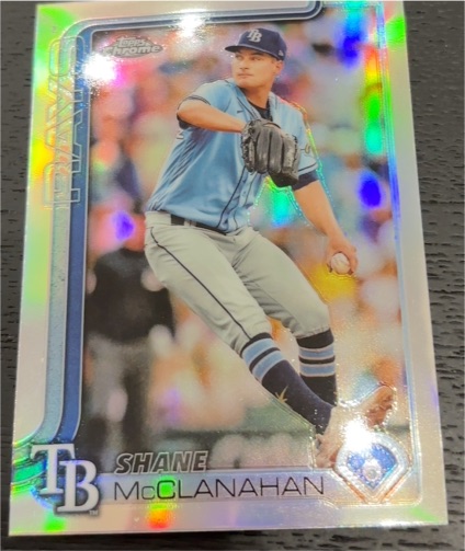 2025 Topps Chrome #298 Shane McClanahan — front