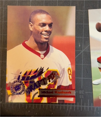 1995 Topps Stadium Club #D449 Michael Westbrook — front